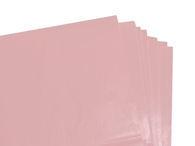 100 Sheets of Pale Pink Acid Free Tissue Paper 500mm x 750mm ,18gsm